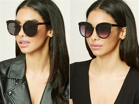 cat eye asian fit sunglasses